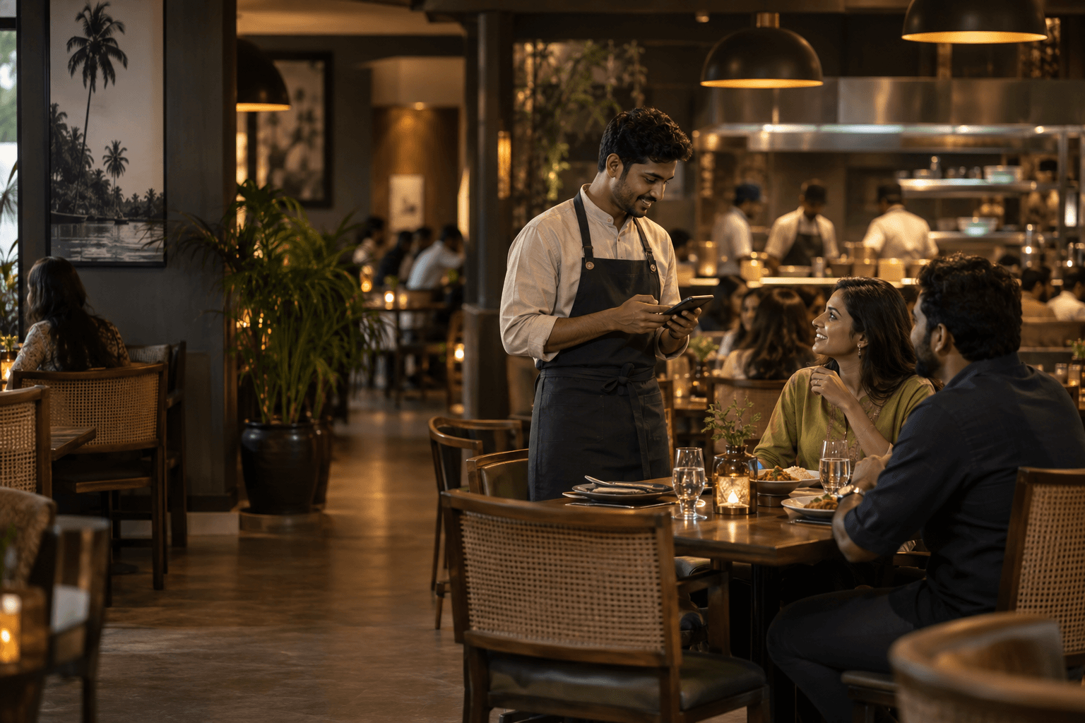 Restaurants & cafés: illustrative product and business view